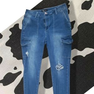 YMI cargo blue jeans
